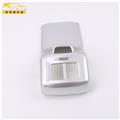 Anteke Car Accessories ABS Silver Rear Vent Frame Cover For Volkswagen T-CROSS 2019