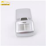 Anteke Car Accessories ABS Silver Rear Vent Frame Cover For Volkswagen T-CROSS 2019