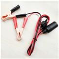 MX 12 Volt Battery Clip-On Clamp Alligator Clips to Car Cigarette Lighter Female Socket Adapter Power Cable