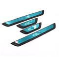 OEM Type Stainless Steel ABS Plastic Carbon Fiber Black Color LED Door Sill Scuff Plate For CX-5 2017 2018