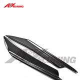 Car Accessories 2018 New Carbon Fiber Car Bumper Spoilers Universal Front Bumper Fins Carnards