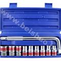 China Cheap Price 10PCS 1/2" Socket Set with Repair Tool