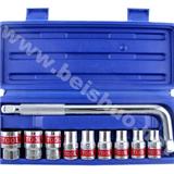 China Cheap Price 10PCS 1/2" Socket Set with Repair Tool