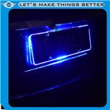 auto parts RGB change LED License plate frame lamp for all car light
