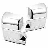 For 2008-2016 Ford Super Duty F250 Chrome Full Side Mirror Cover W/O Turn Signal