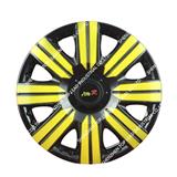 Factory Price PP/ ABS  Anti-wear Black and Lemon Yellow Car Wheel Rims