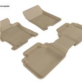 3D MAXpider complete set custom fit all-weather high quality car floor mats carpet Kagu series for Honda Accord