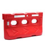 Removable Durable Red Blow Molding HDPE Plastic Water Barrier