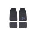 Butterfly printing Non-slip Gray decorative car foot mat