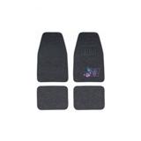 Butterfly printing Non-slip Gray decorative car foot mat