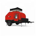 Off-road Teardrop Travel Trailer With Camper Roof top tent