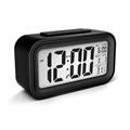 Digital Alarm Clock Fashion Table Clock, Sensor Automatic Snooze Desk Clock with Temperature Calendar Date and Soft Led Light