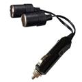 MX 1 to 2 Car Cigarette Lighter 12V Or 24V 2-Way Waterproof Car Cigarette Lighter Socket Splitter