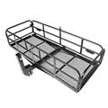 hitch mounted car luggage rack on tail