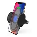 universal qi 7.5W/10W  sucker wireless car charger