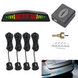 Lowest cost Car Parking Reversing Buzzer & LED Sensors 4 safe sensor (Silver Reversing radar probe)/Car Parking Reversing sensor