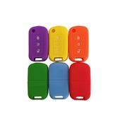 Silicone soft rubber car key cover case for VW Volkswagen Polo Golf Passat Beetle Caddy T5 Up Eos Tiguan Seat Skoda flip key