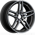Best selling black machine face  17  inch custom wheel rim jwl rims wheels for cars