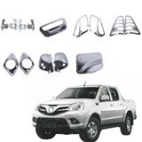 14pcs Exterior Decoration Covers Trim Full Kit For FOTON TUNLAND 2016 Chrome Covers Trim Complete Tunland parts
