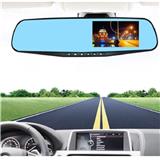 4.3 inch Dashcam G600 hd 1080P IR LED Night vision car automobile data rear mirror recorder Car Camera DVR with packing monitor