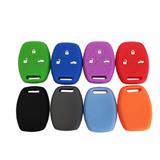 Soft Silicone rubber car key cover case for Honda City Accord CR-V Civic Remote key shell protector