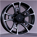 Auto parts 17 inch matt black casting alloy wheels for cars