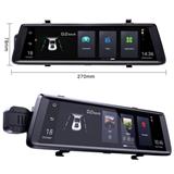 E05 10" IPS 4G car dvrs Android mirror with rear view camera ADAS Bluetooth WIFI 1080p camera auto mirror navigator