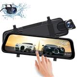 Streaming Dual Dash Cam for Car,10" Full HD 1080P Dash camera Car DVR Vehicle Camera Video Recorder Dash Cam