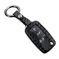 Carbon Car Remote Flip Key Fob Shell Cover Case For VW Golf 4 5 6 Bora Jetta POLO Passat Touareg Vento Voyage W12 Octavia SEAT