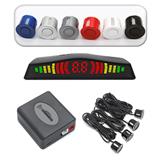 LED Display Parking Sensor System Car Reverse Backup Radar Buzzer Warning Alarm Kit with 4 Parking Sensors
