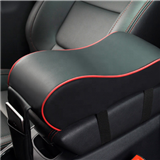 Car Armrest Cushion Breathable Car Armrest Box Mat Memory Foam Car Armrest Console With Phone Holder Storage Bag