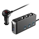 120W 12V/24V Car Power led display usb car charger adapter Compatible Galaxy S9/S8/Note 8