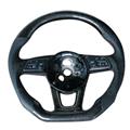 Carbon Fiber Leather Car Steering Wheel Modification Sport Pattern Movement Racing Style for Audi A4 A6 Q5 R8