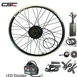 CSC 20-29inch 700C Factory Cheap Price Electric Bike Conversion Kit 36V 350w Ebike Front rear Wheel Hub Moor Kits KT LED display