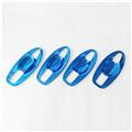 For Nissan Navara 2017 Stainless steel Blue style Car Door protector handle Bowl frame Cover Trim Auto Accessories Styling