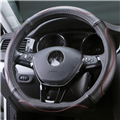 Wholesale High Quality custom non slip universal steering wheel cover leather for car