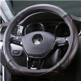 Wholesale High Quality custom non slip universal steering wheel cover leather for car
