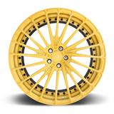for porsche luxury car 21 22 inch gold painting alloy aluminum 3 piece forged wheels rims