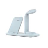 2019 New Arrival Detachable 3in1 Multi Function Wireless Charging station for mobile phone watch and earbuds