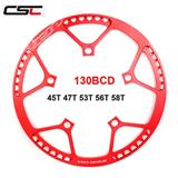 Litepro 170mm Crank 45T/47T/53T/56T/58T Single speed 130BCD Folding bike Crankset BMX Chainwheel AL7075 chain wheel chainring