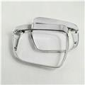 For Nissan Navara 2017 ABS Chrome Car rearview mirror block rain eyebrow frame Cover Trim Auto Accessories Styling