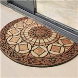 Recycled Rubber Crumb Nylon Polyester Fiber Entrance Welcome Entry Outdoor Flocked Foot Door Mate Floor Matt