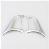 ABS Matte Chrome For Nissan Kicks 2016 2017 2018 Car Steering wheel Button frame Cover Trim Accessories Styling 2PCS/SET
