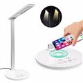 Foldable Rechargeable Touch Dimming LED Desk Lamp Wireless charger Table Dimmable Reading Light
