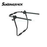 hitch bike rack rear carrier steel 3 bikes trunk mounted car bicycle rack