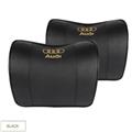 2019 factory custom color leather car massage headrest neck pillow for auto