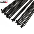 D T cham pion spoke 2.0 round spoke from 210-310mm length for choose J-bend /straight pull head spokes black colour 10PCS