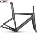 Carbon Di2 Bike Cyclocross Frame standard QR thru axle Disc brake Bicycle Road Frameset 51.5cm 54cm 56.5cm Free Shipping