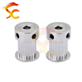 1178# 3D Printer Parts GT2 20 Teeth Bore 5mm Belt Width 12mm Timing Belt Aluminum Pulley