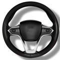 Designer custom wholesale thin microfiber racing car steering wheel cover leather
